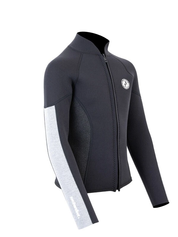 Two Bare Feet Junior Perspective Full Zip 2.5mm Wetsuit Jacket (Black/Grey/Grey) 8 Two Bare Feet Junior Perspective Full Zip 2.5mm Wetsuit Jacket (Black/Grey/Grey) - Image 8