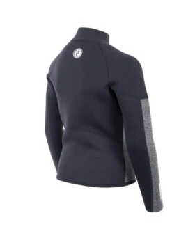 Two Bare Feet Junior Perspective Half Zip 2.5mm Wetsuit Jacket (Black/Grey) 13 Two Bare Feet Junior Perspective Half Zip 2.5mm Wetsuit Jacket (Black/Grey) -Surf Tide Motion kids perspective half zip jacket black delta 6
