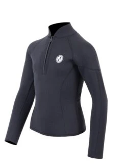 Best Seller -Surf Tide Motion kids perspective half zip jacket black 2