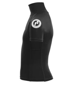 Two Bare Feet Junior "Logo" Short Sleeve Rash Vest (Black) -Surf Tide Motion kids short sleeve black 3