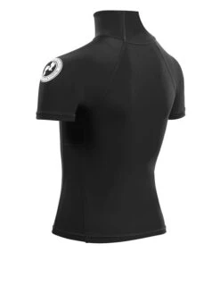 Two Bare Feet Junior "Logo" Short Sleeve Rash Vest (Black) -Surf Tide Motion kids short sleeve black 4