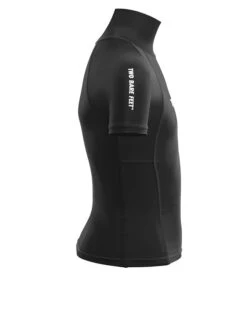 Two Bare Feet Junior "Logo" Short Sleeve Rash Vest (Black) -Surf Tide Motion kids short sleeve black 7