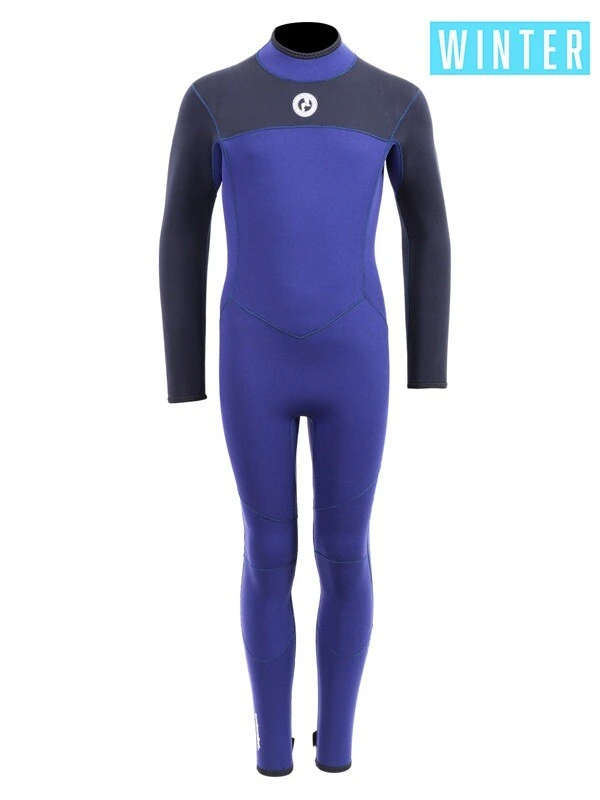 Two Bare Feet Thunderclap 5/4mm Junior Winter Wetsuit (Navy) 1 Two Bare Feet Thunderclap 5/4mm Junior Winter Wetsuit (Navy)