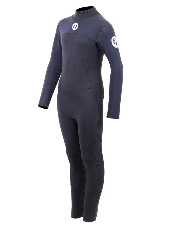 Two Bare Feet Thunderclap 4/3mm Junior Winter Wetsuit (Black) 2 Two Bare Feet Thunderclap 4/3mm Junior Winter Wetsuit (Black) - Image 2