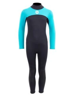 Two Bare Feet Thunderclap 2.5mm Junior Wetsuit (Aqua / Black)