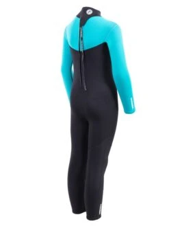 Two Bare Feet Thunderclap 2.5mm Junior Wetsuit (Aqua / Black) -Surf Tide Motion kids thunderclap full wetsuit aqua 6