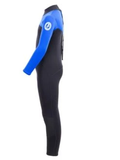 Two Bare Feet Thunderclap 2.5mm Junior Wetsuit (Blue / Black) -Surf Tide Motion kids thunderclap full wetsuit blue 3