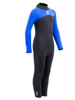 Two Bare Feet Thunderclap 2.5mm Junior Wetsuit (Blue / Black) -Surf Tide Motion kids thunderclap full wetsuit blue 8