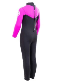 Two Bare Feet Thunderclap 2.5mm Junior Wetsuit (Pink / Black) -Surf Tide Motion kids thunderclap full wetsuit pink 4