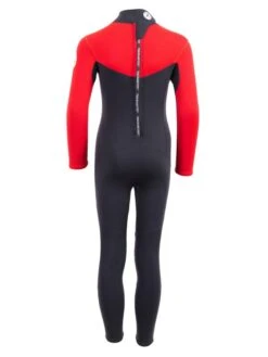 Two Bare Feet Thunderclap 2.5mm Junior Wetsuit (Red / Black) -Surf Tide Motion kids thunderclap full wetsuit red 5 1