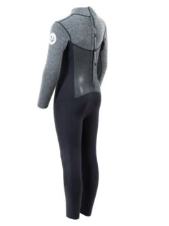 Two Bare Feet Thunderclap Pro 3/2mm Junior Wetsuit (Black / Delta Grey) -Surf Tide Motion kids thunderclap pro grey 4