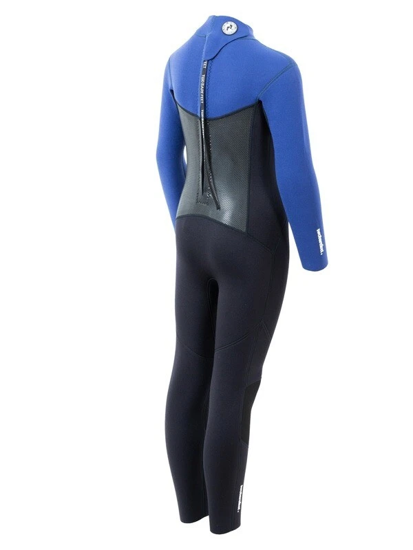 Two Bare Feet Thunderclap Pro 5/4mm Junior Winter Wetsuit (Black / Blue) 6 Two Bare Feet Thunderclap Pro 5/4mm Junior Winter Wetsuit (Black / Blue) - Image 6