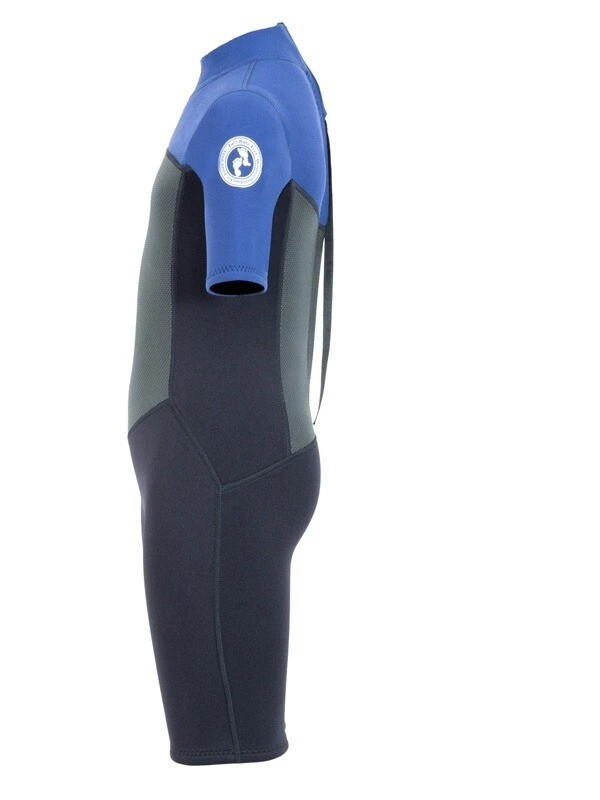 Two Bare Feet Thunderclap Pro 3/2mm Junior Shorty Wetsuit (Black/Blue) 3 Two Bare Feet Thunderclap Pro 3/2mm Junior Shorty Wetsuit (Black/Blue) - Image 3