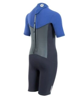 Two Bare Feet Thunderclap Pro 3/2mm Junior Shorty Wetsuit (Black/Blue) 13 Two Bare Feet Thunderclap Pro 3/2mm Junior Shorty Wetsuit (Black/Blue) -Surf Tide Motion kids thunderclap pro shorty blue 6