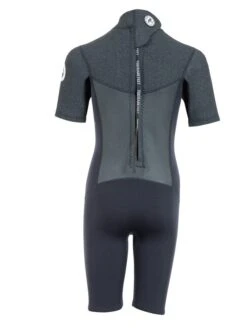Two Bare Feet Thunderclap Pro 3/2mm Junior Shorty Wetsuit (Black/Dark Grey) -Surf Tide Motion kids thunderclap pro shorty dark grey 5