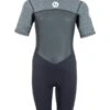 Two Bare Feet Thunderclap Pro 3/2mm Junior Shorty Wetsuit (Black/Delta Grey)