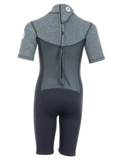 Two Bare Feet Thunderclap Pro 3/2mm Junior Shorty Wetsuit (Black/Delta Grey) 12 Two Bare Feet Thunderclap Pro 3/2mm Junior Shorty Wetsuit (Black/Delta Grey) -Surf Tide Motion kids thunderclap pro shorty delta 5