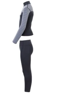Two Bare Feet Junior Aspect Fleece Lined Zipless Thermal 2.5mm Superstretch Wetsuit Top & Pants Set (Black/Grey Stripes) 11 Two Bare Feet Junior Aspect Fleece Lined Zipless Thermal 2.5mm Superstretch Wetsuit Top & Pants Set (Black/Grey Stripes) -Surf Tide Motion klfm2g i