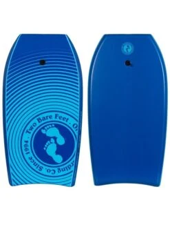 Two Bare Feet Lagoon Double Bodyboard And Bag Bundle (Choice Of 33", 37", 41", 42", 44") -Surf Tide Motion lagoon front and back blue 1