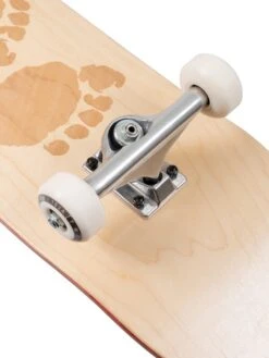 Two Bare Feet 8.5" Laser Logo Canadian Maple Complete Skateboard -Surf Tide Motion laser logo skateboard 8.5 4