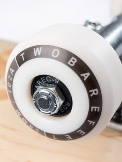 Two Bare Feet 8.5" Laser Logo Canadian Maple Complete Skateboard -Surf Tide Motion laser logo skateboard 8.5 5