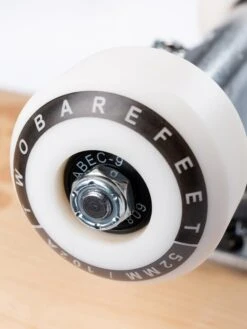 Two Bare Feet 8" Laser Logo Canadian Maple Complete Skateboard -Surf Tide Motion laser logo skateboard 8 5