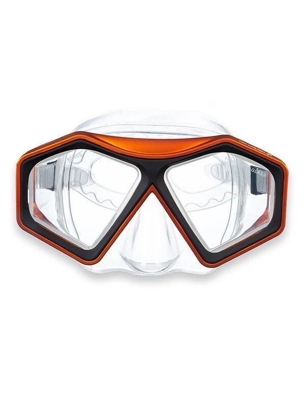 DiveSport Silicone Mask (Orange / Clear) 1 DiveSport Silicone Mask (Orange / Clear)
