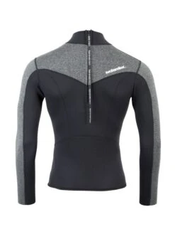 Two Bare Feet Mens Aspect Back Zip 2.5mm Wetsuit Jacket (Black/Grey) -Surf Tide Motion mens aspect back zip jacket black delta 5 5