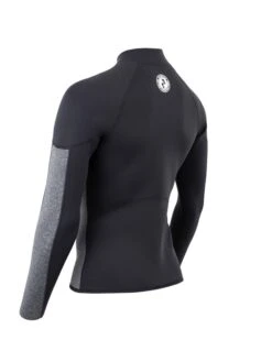 Two Bare Feet Perspective Full Zip 2.5mm Wetsuit Jacket (Black/Grey) 11 Two Bare Feet Perspective Full Zip 2.5mm Wetsuit Jacket (Black/Grey) -Surf Tide Motion mens aspect fleece lined thermal top black delta 4 2