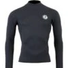Two Bare Feet Mens Aspect Fleece Lined Zipless Thermal 2.5mm Superstretch Wetsuit Top (Black)