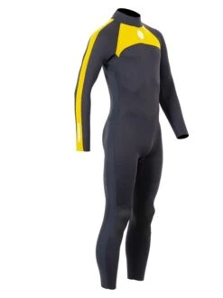 Two Bare Feet Flare 2.5mm Mens Superstretch Full Length Wetsuit (Yellow) -Surf Tide Motion mens flare full yellow 8