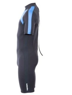 Two Bare Feet Flare 2.5mm Mens Superstretch Shorty Wetsuit (Blue) -Surf Tide Motion mens flare shorty blue 3