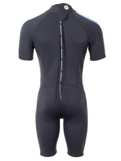 Two Bare Feet Flare 2.5mm Mens Superstretch Shorty Wetsuit (Blue) -Surf Tide Motion mens flare shorty blue 5
