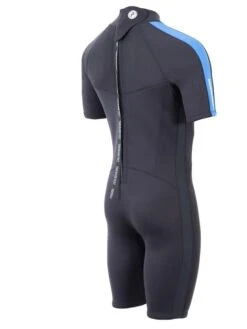 Two Bare Feet Flare 2.5mm Mens Superstretch Shorty Wetsuit (Blue) -Surf Tide Motion mens flare shorty blue 6