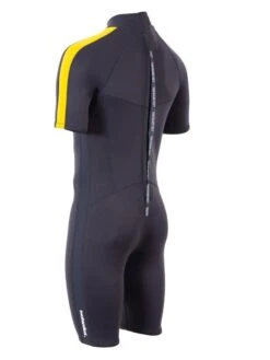 Two Bare Feet Flare 2.5mm Mens Superstretch Shorty Wetsuit (Yellow) -Surf Tide Motion mens flare shorty yellow 4