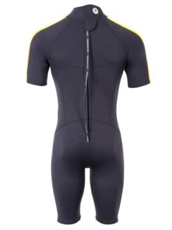 Two Bare Feet Flare 2.5mm Mens Superstretch Shorty Wetsuit (Yellow) -Surf Tide Motion mens flare shorty yellow 5