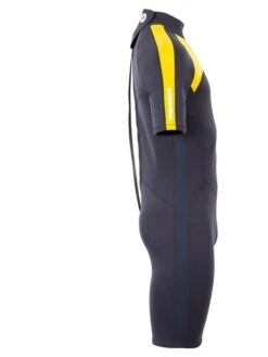 Two Bare Feet Flare 2.5mm Mens Superstretch Shorty Wetsuit (Yellow) -Surf Tide Motion mens flare shorty yellow 7