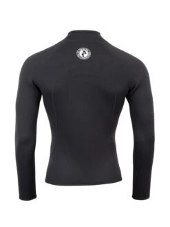 Two Bare Feet Mens Heritage 3mm Full Zip Long Sleeve Wetsuit Jacket (Black) -Surf Tide Motion mens heritage full zip jacket black 5 2