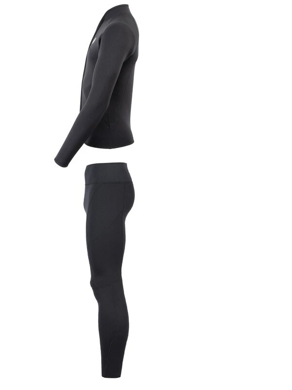 Two Bare Feet Mens Heritage Full Zip 3mm Wetsuit Jacket & Pants Set (Black) 4 Two Bare Feet Mens Heritage Full Zip 3mm Wetsuit Jacket & Pants Set (Black) - Image 4