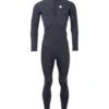 Two Bare Feet Mens Heritage Half Zip 3mm Wetsuit Jacket & Pants Set (Black)