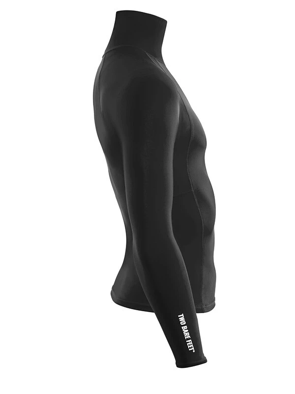 Two Bare Feet Adults Long Sleeve Rash Vest (Black) 7 Two Bare Feet Adults Long Sleeve Rash Vest (Black) - Image 7