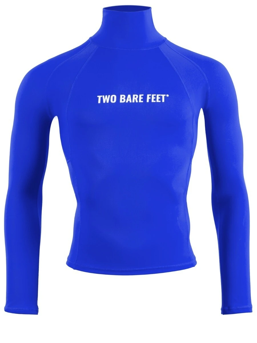 Two Bare Feet Adults Long Sleeve Rash Vest (Blue) 1 Two Bare Feet Adults Long Sleeve Rash Vest (Blue)