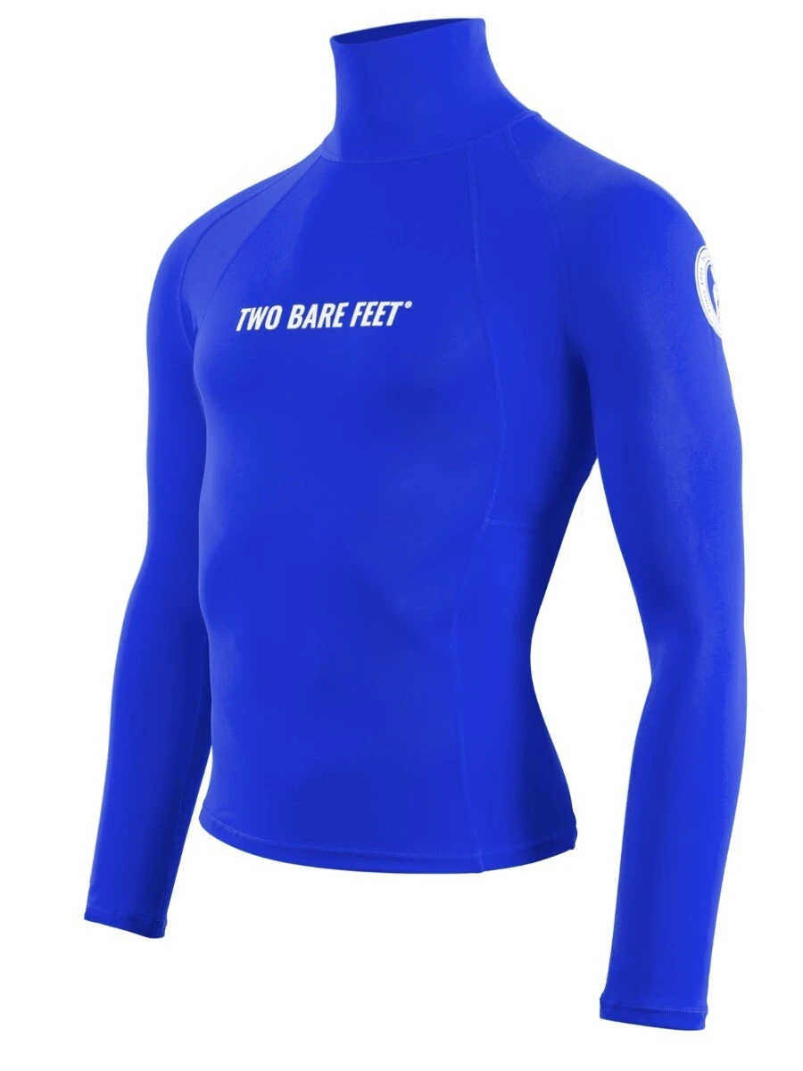 Two Bare Feet Adults Long Sleeve Rash Vest (Blue) 2 Two Bare Feet Adults Long Sleeve Rash Vest (Blue) - Image 2