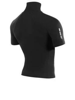 Two Bare Feet Adults Short Sleeve Rash Vest (Black) -Surf Tide Motion mens short sleeve black 6