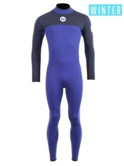 Two Bare Feet Thunderclap 5/4mm Mens Winter Wetsuit (Navy)