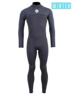 Two Bare Feet Thunderclap 5/4mm Mens Winter Wetsuit (Black)