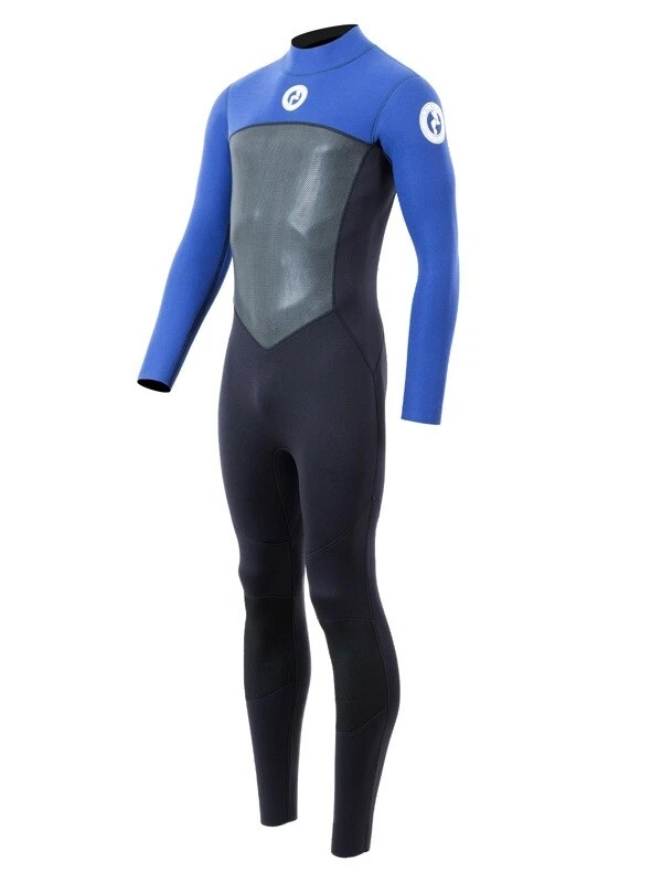 Two Bare Feet Thunderclap Pro 3/2mm Mens Wetsuit (Black/Blue) 2 Two Bare Feet Thunderclap Pro 3/2mm Mens Wetsuit (Black/Blue) - Image 2