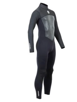 Two Bare Feet Thunderclap Pro 3/2mm Mens Wetsuit (Black/Dark Grey) -Surf Tide Motion mens thunderclap pro dark grey 8 min