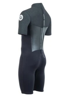 Two Bare Feet Thunderclap Pro 3/2mm Mens Shorty Wetsuit (Black/Dark Grey) -Surf Tide Motion mens thunderclap pro shorty dark grey 4