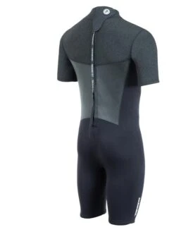 Two Bare Feet Thunderclap Pro 3/2mm Mens Shorty Wetsuit (Black/Dark Grey) -Surf Tide Motion mens thunderclap pro shorty dark grey 6